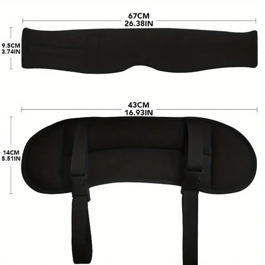 Travel pillow with built-in sleep mask